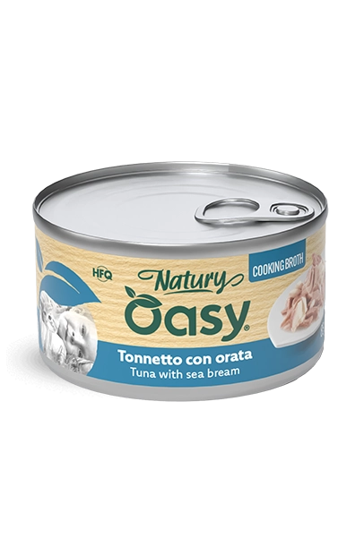 Oasy Gatto Natury Cooking Broth Tonnetto con Orata 85g Oasy Gatto Natury Cooking Broth Tonnetto con Orata 85g